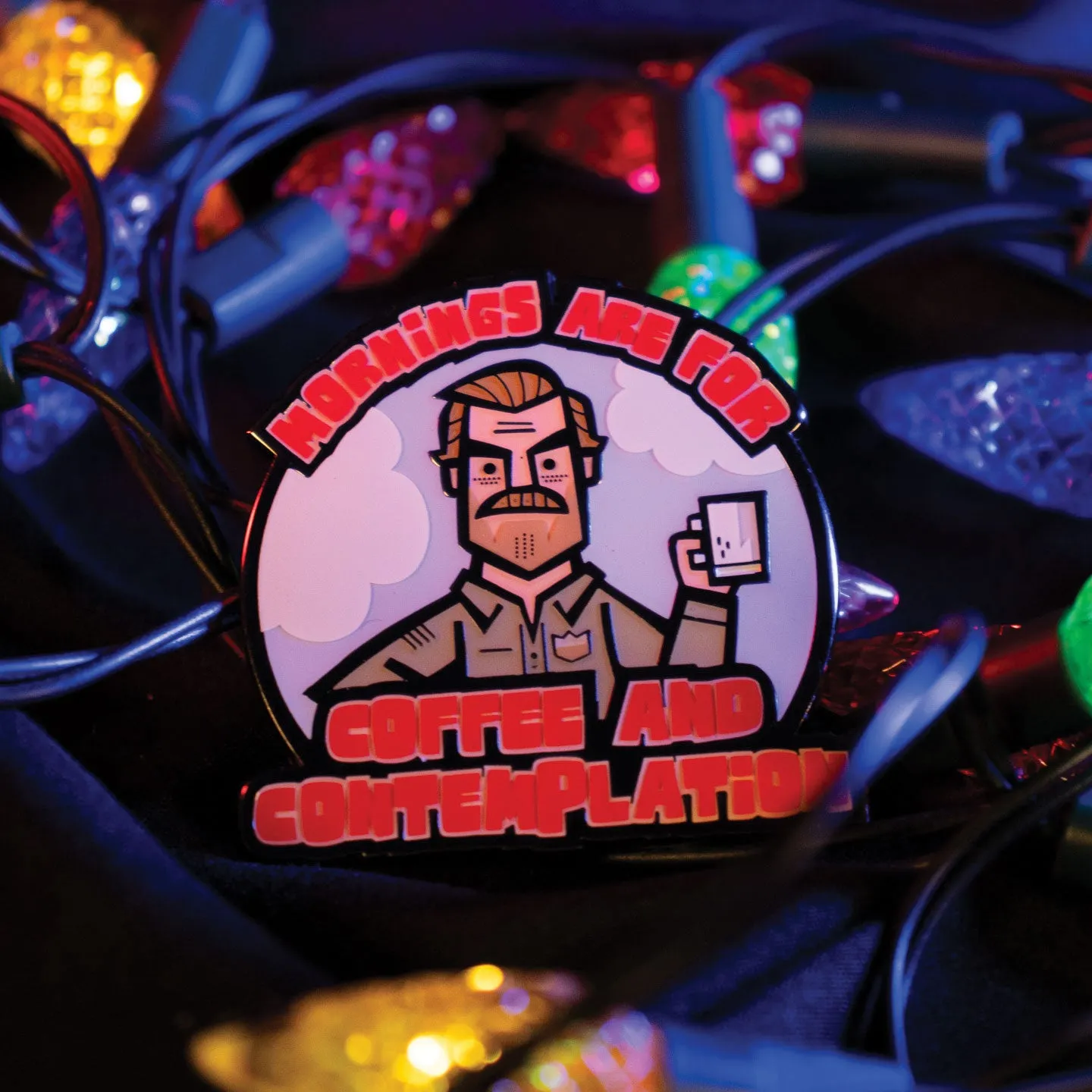 Fanattik Stranger Things Hopper Pin Anstecker 45mm limitiert