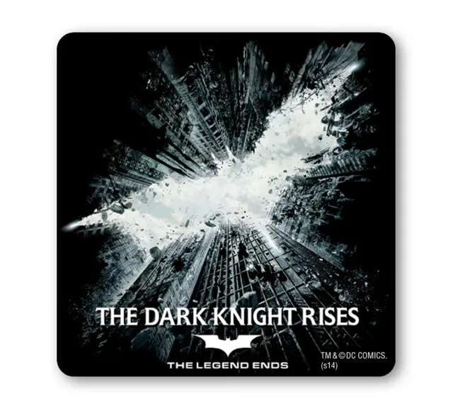 LOGOSHIRT Batman The Dark Knight Rises Bierdeckel schwarz