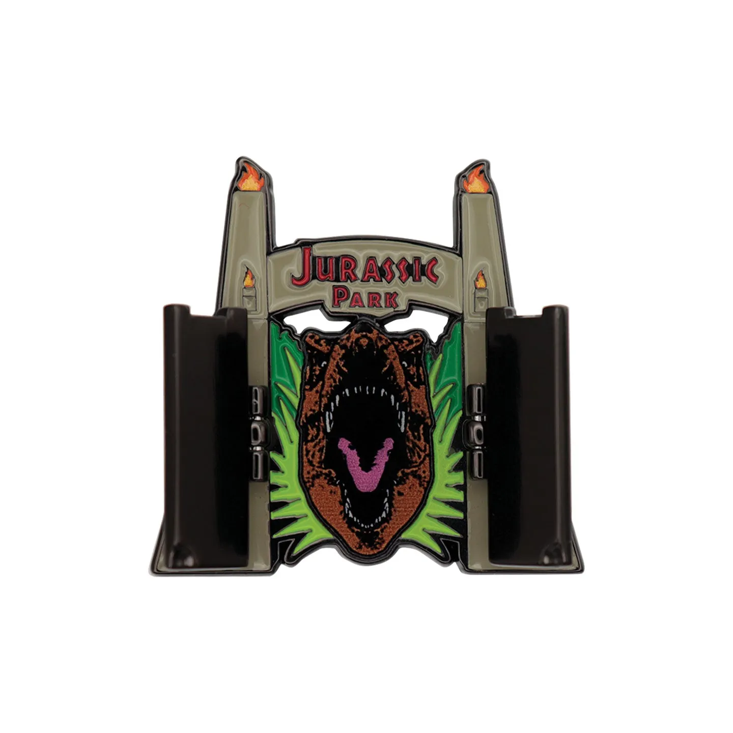Fanattik Jurassic Park Tore Pin öffnbar Emaille 45 mm