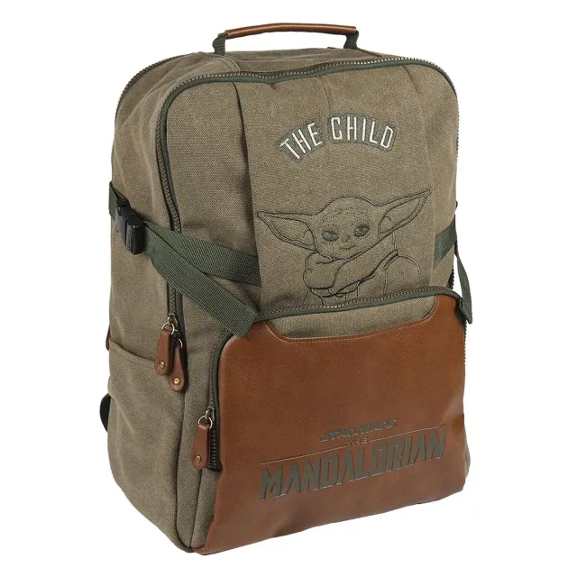 Cerdá Mandalorian Baby Yoda Rucksack 30x43 cm grau