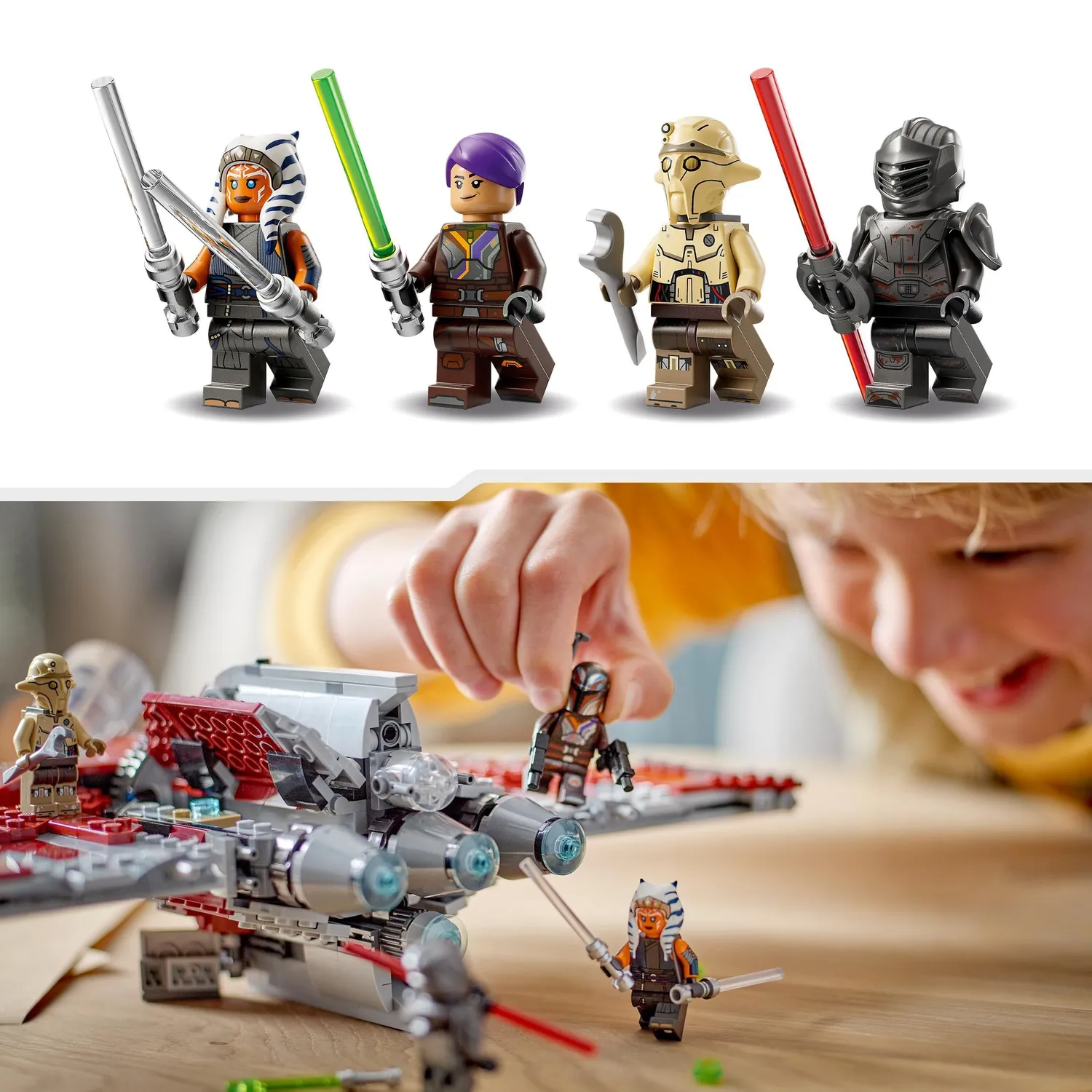 LEGO Star Wars Ahsoka Tanos T-6 Jedi Shuttle 75362