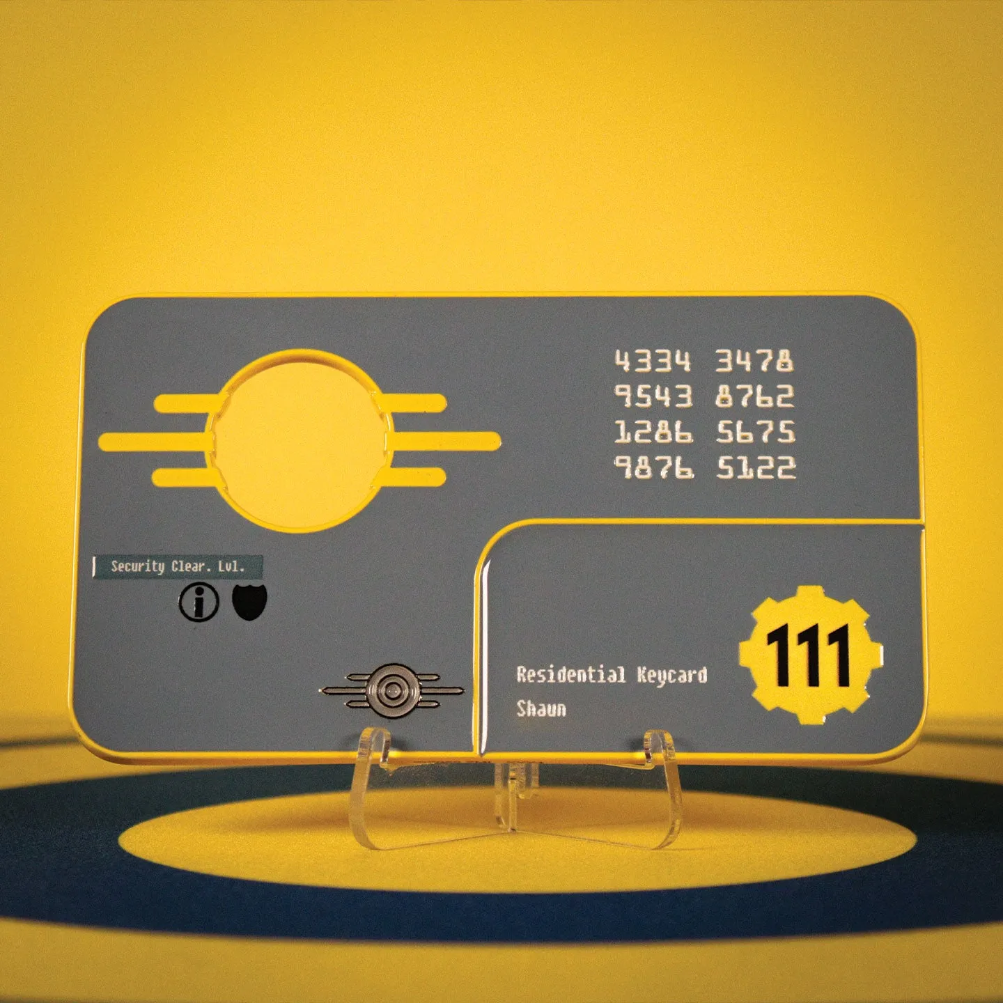 Fanattik Fallout 4 Vault 111 Keycard Replik limitiert