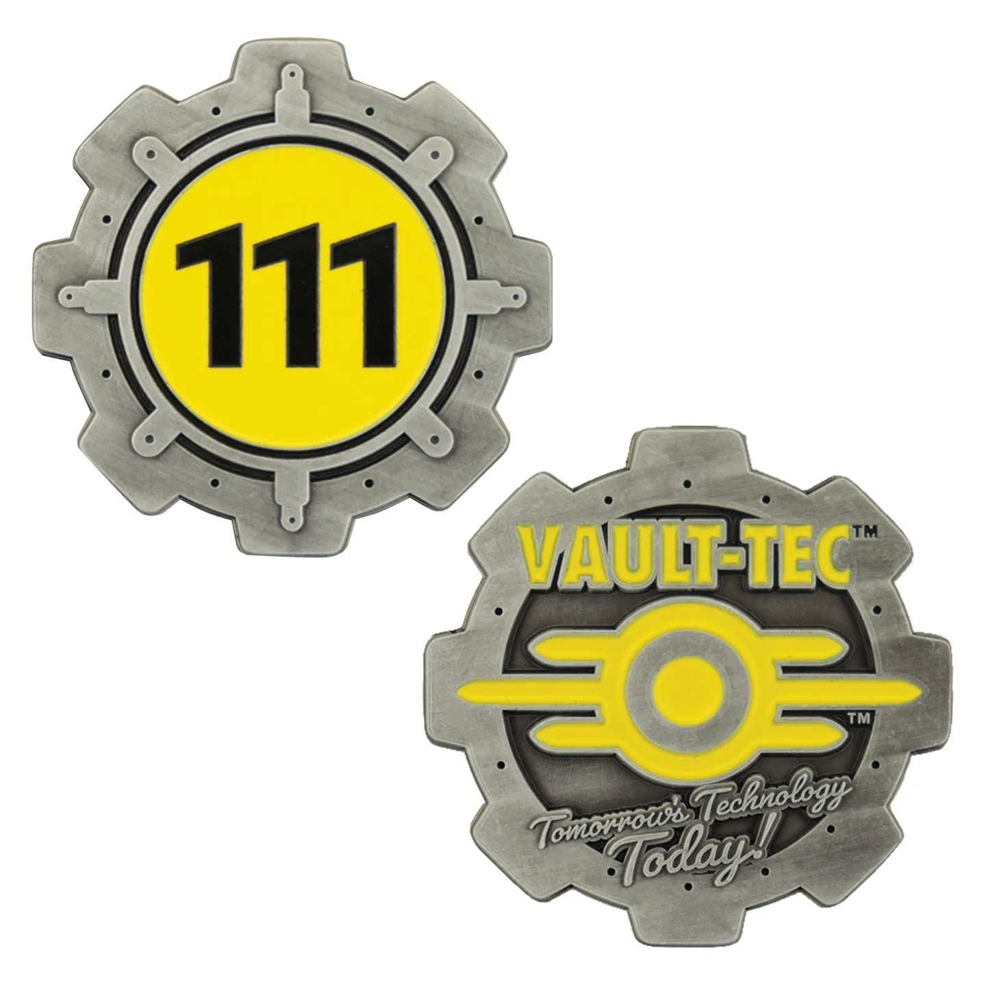 Fanattik Fallout Vault 111 Tür Sammlermünze Emaille