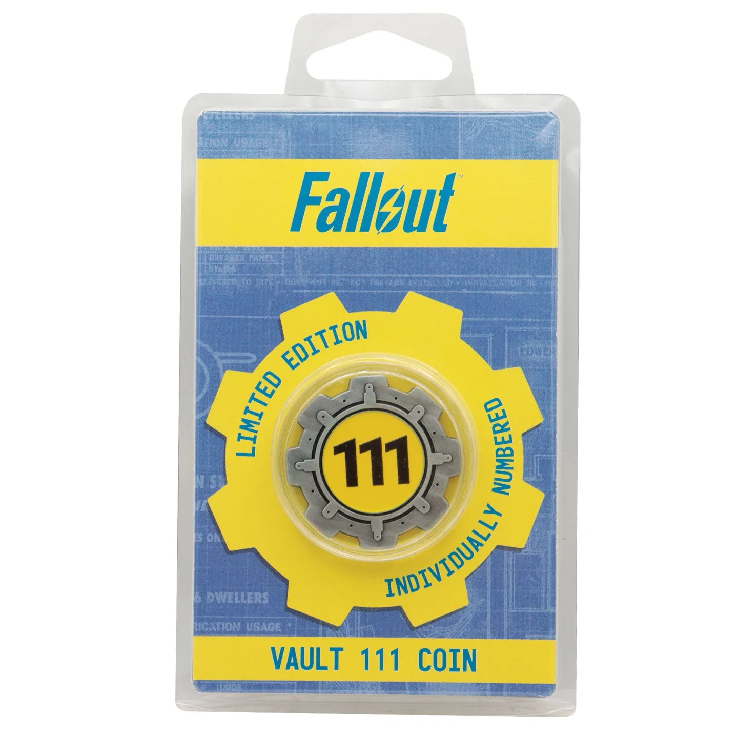 Fanattik Fallout Vault 111 Tür Sammlermünze Emaille