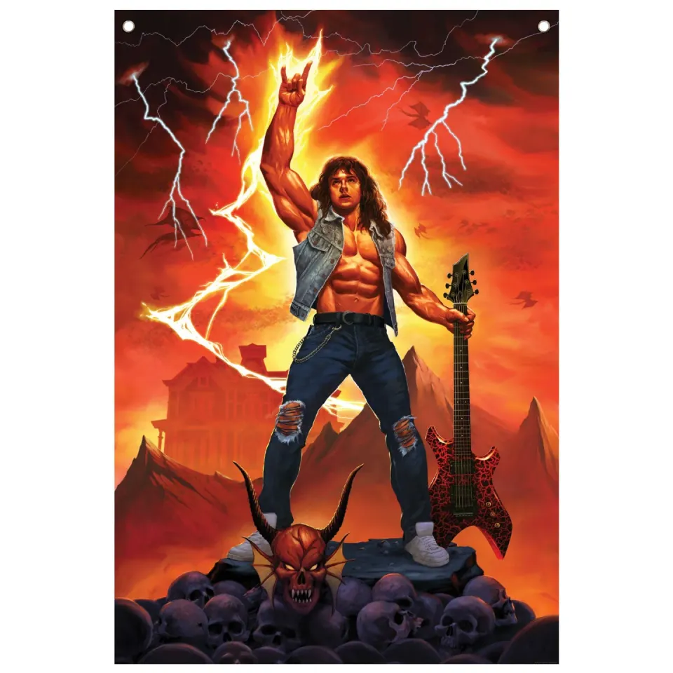 Fanattik Stranger Things Eddie Munson Wandbanner 125 cm