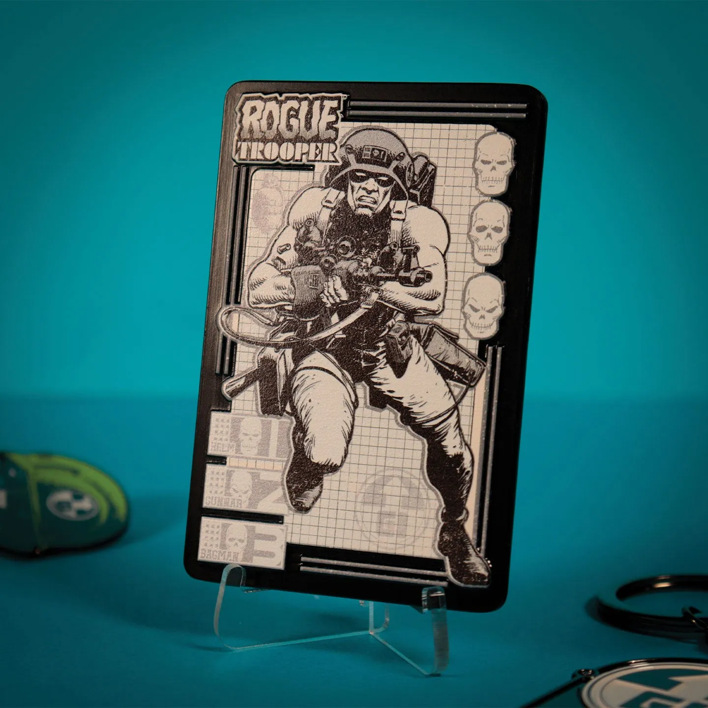 Fanattik 2000 AD Rogue Trooper Barren 90x62mm limitiert