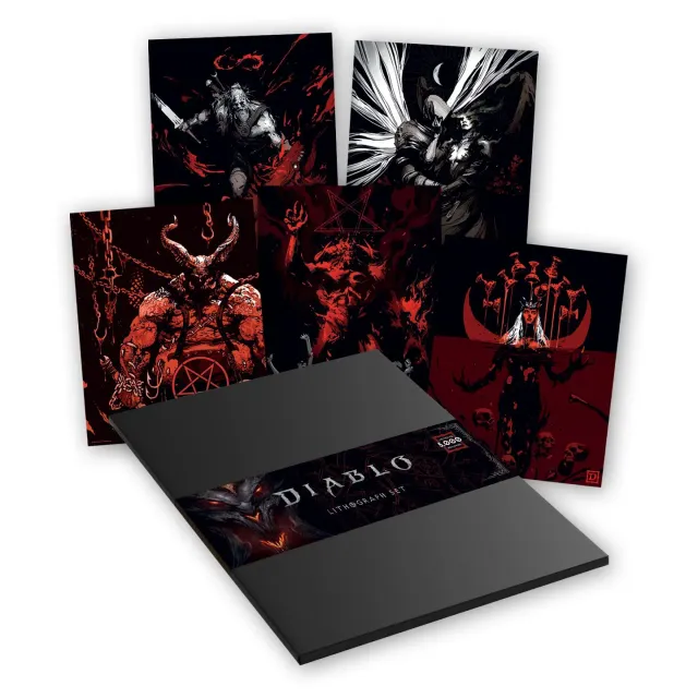 Fanattik Diablo Lithografie-Set 5 Prints limitiert 5.000