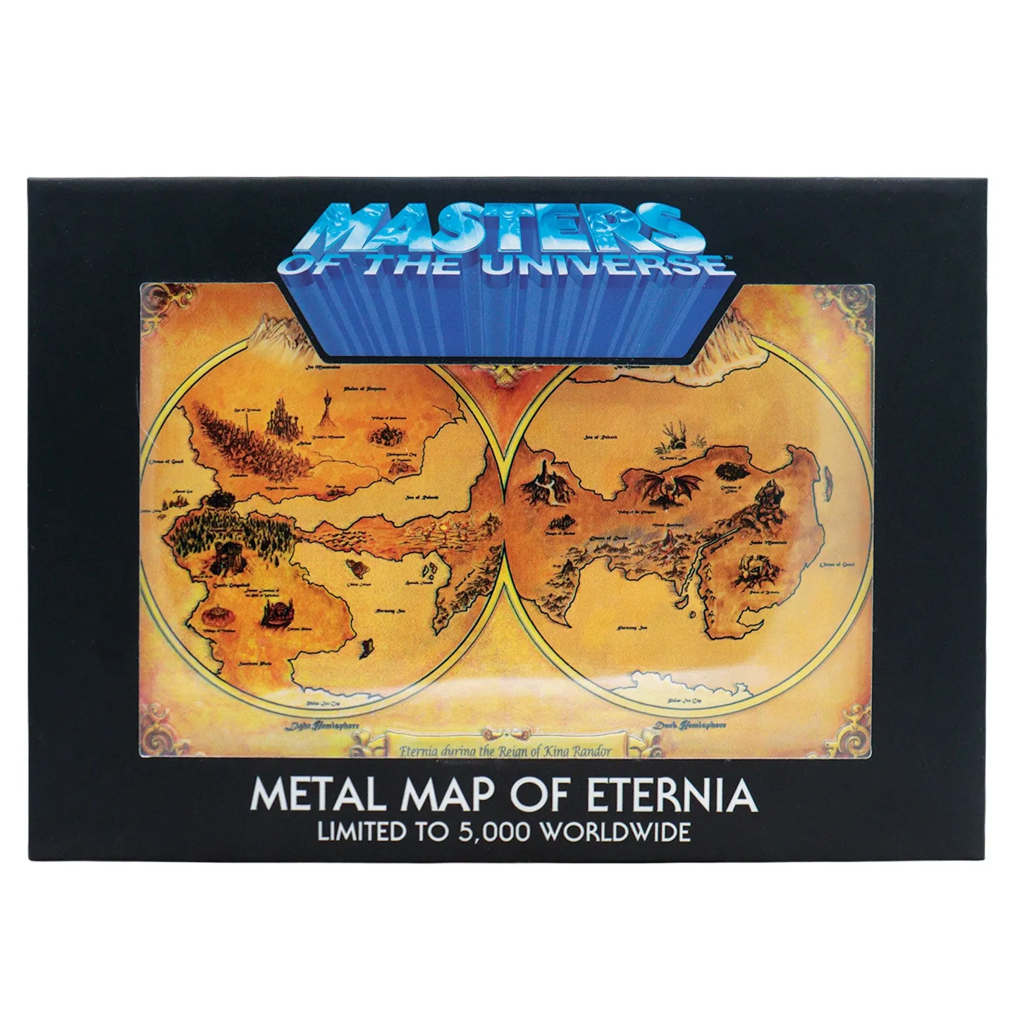 Fanattik Masters of the Universe Eternia Metallkarte Limited Edition
