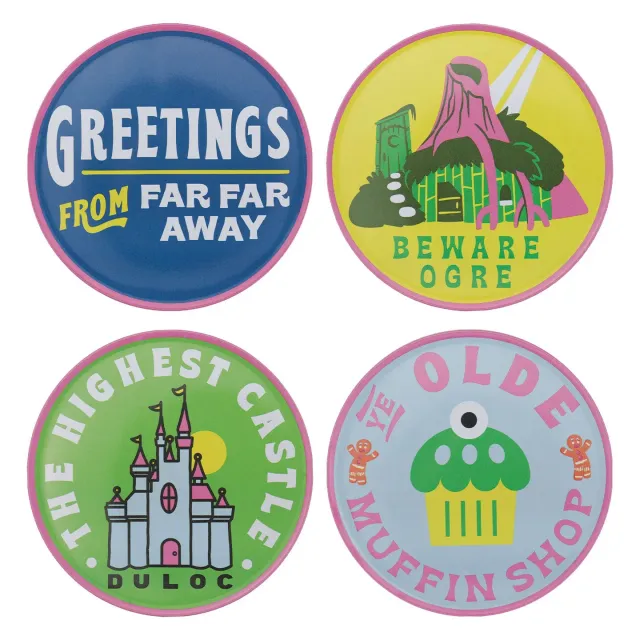 Fanattik Shrek Metall Untersetzer 4er Set