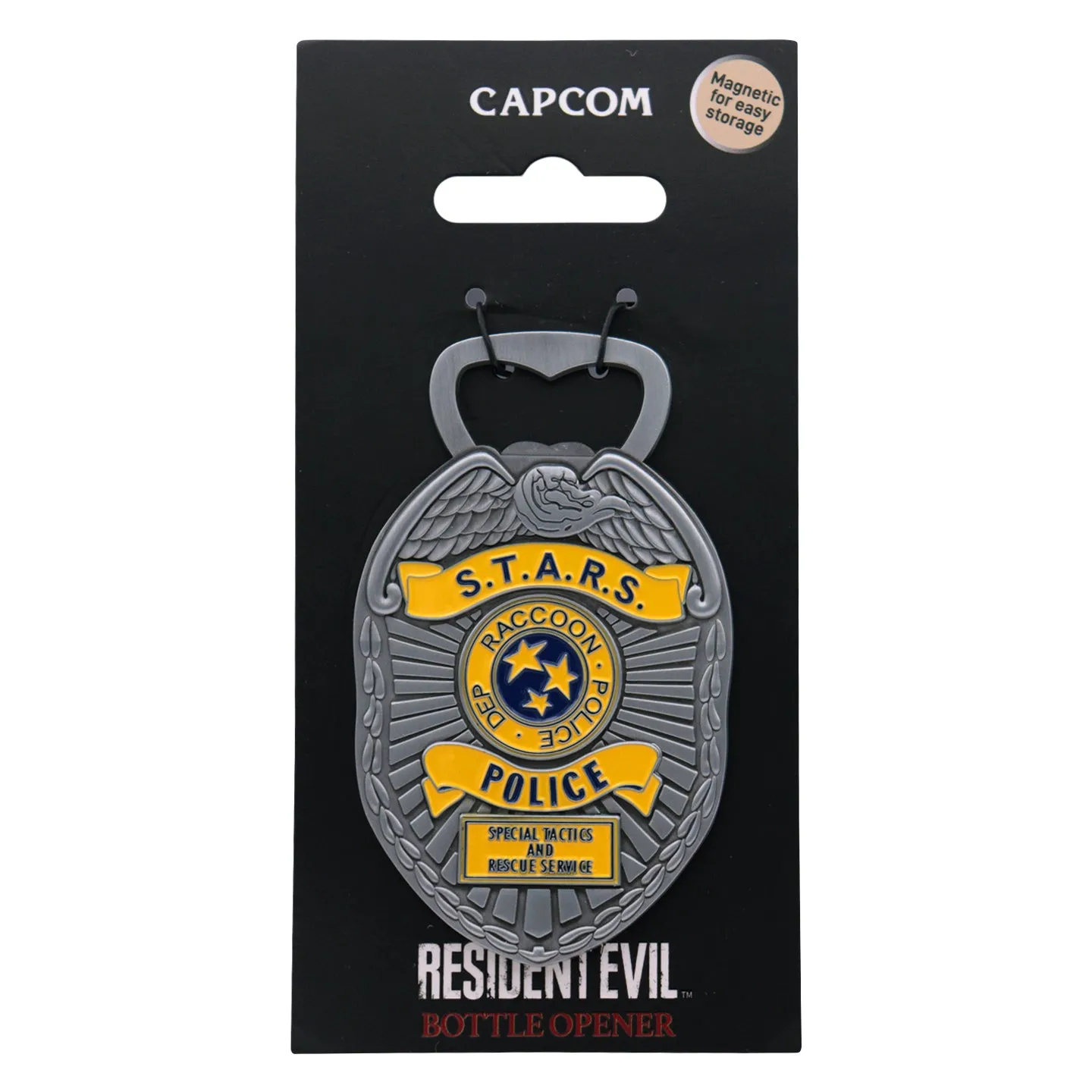 Fanattik Resident Evil Police Badge Flaschenöffner S.T.A.R.S. Metall