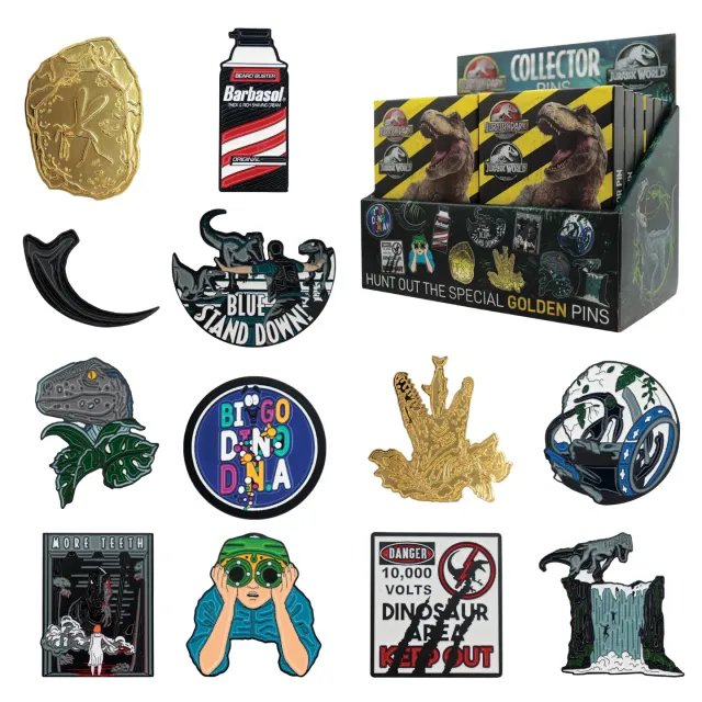 Fanattik Jurassic Park Pin 12er CDU Blindbox Mystery