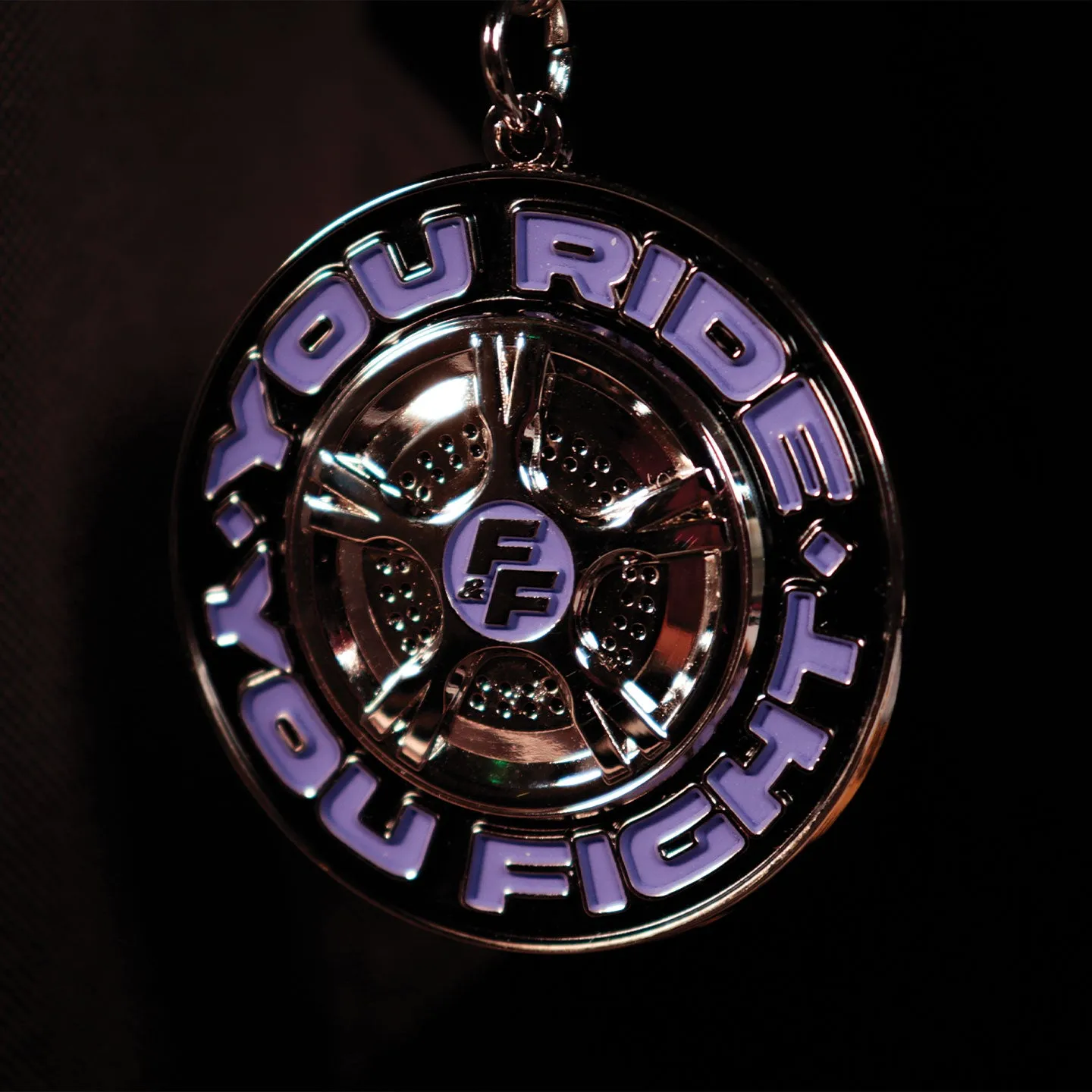 Fanattik Fast & Furious You Ride You Fight Schlüsselanhänger Chrom