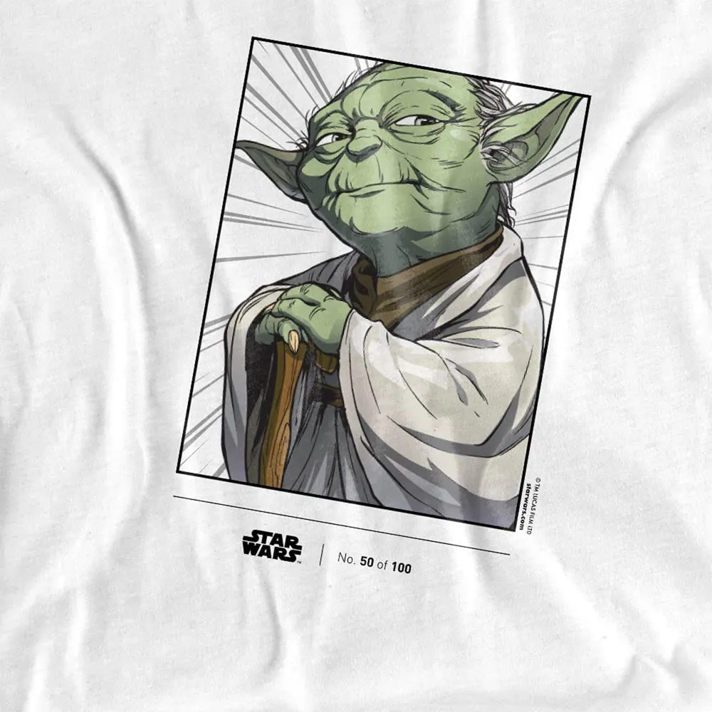 Cotton Soul Star Wars Disney 100 Yoda Kinder-T-Shirt Weiß 7–8 Jahre
