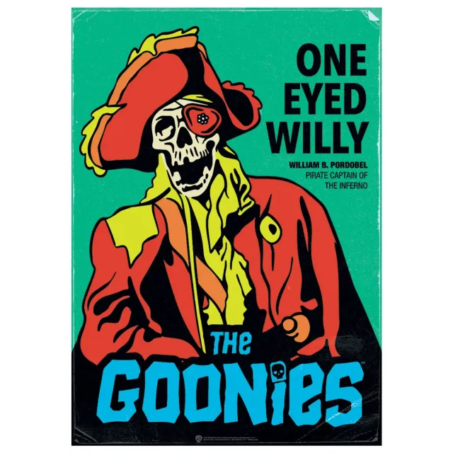 Die Goonies One Eyed Willy Kunstdruck A3 limitiert