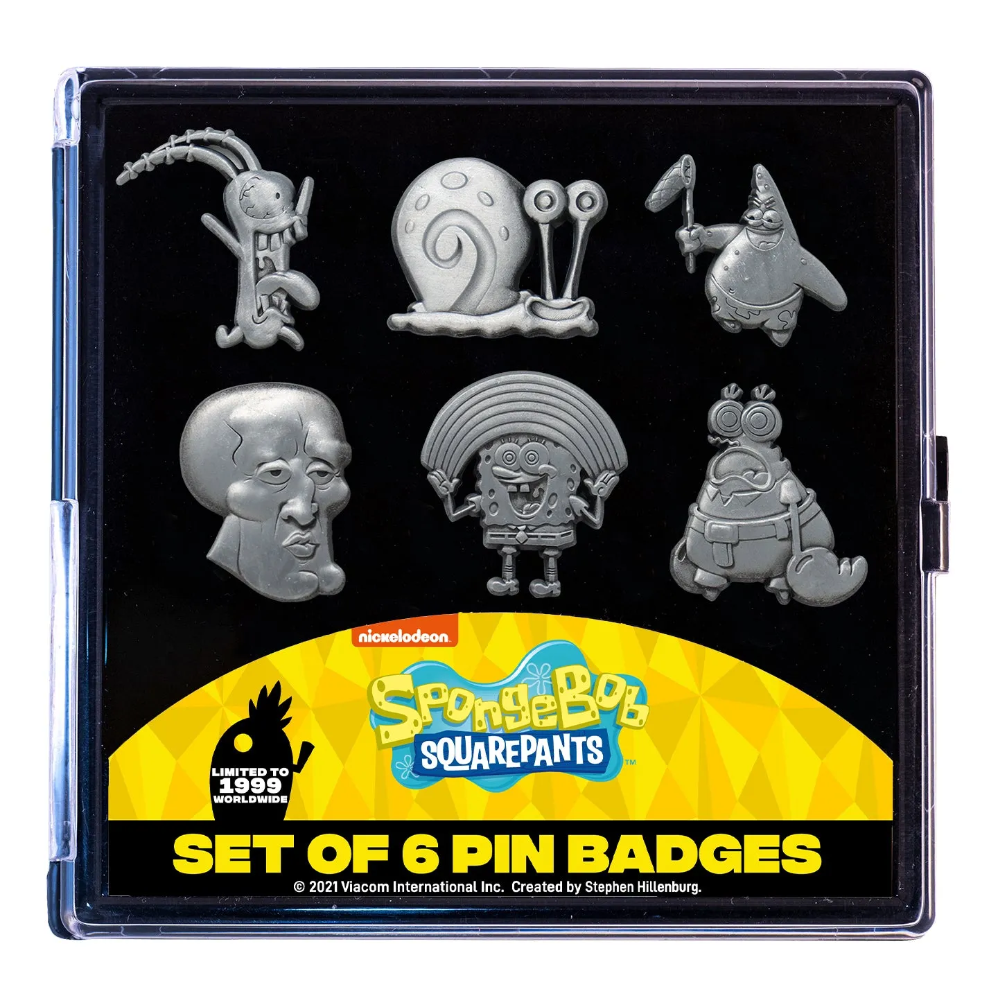 Fanattik SpongeBob SquarePants Pin-Set 6 Badges limitiert
