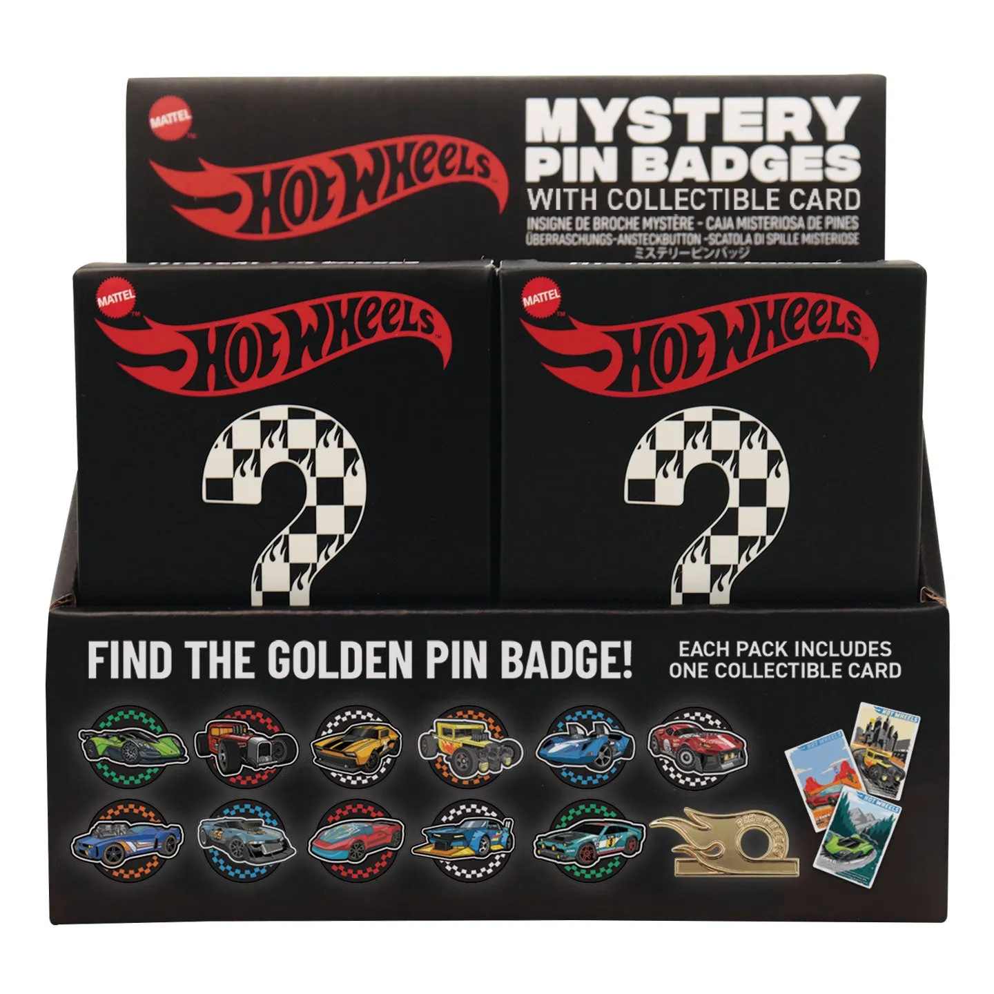 Fanattik Hot Wheels Mystery Pin Anstecker 12er Display