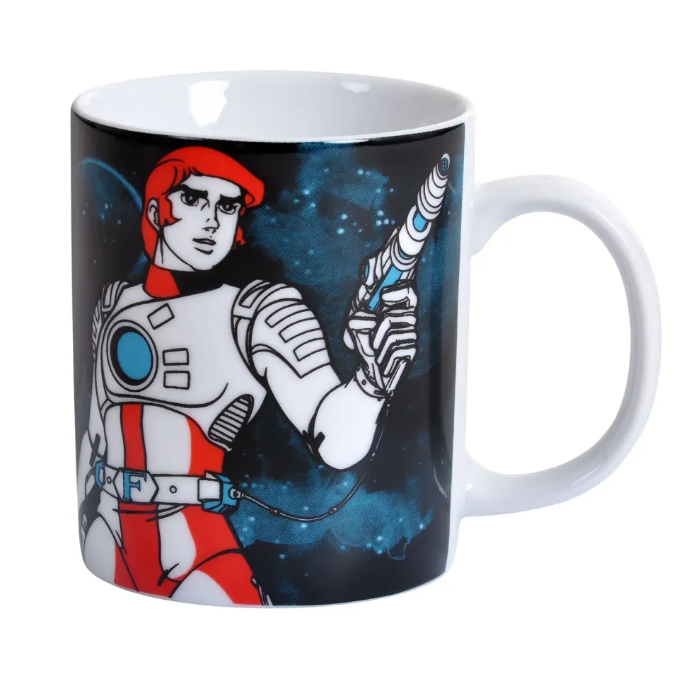 LOGOSHIRT Captain Future I Porzellantasse 300 ml spülmaschinenfest