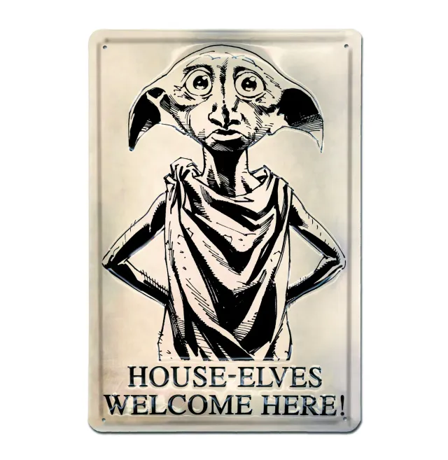LOGOSHIRT Harry Potter Dobby Metallschild 20x30 cm