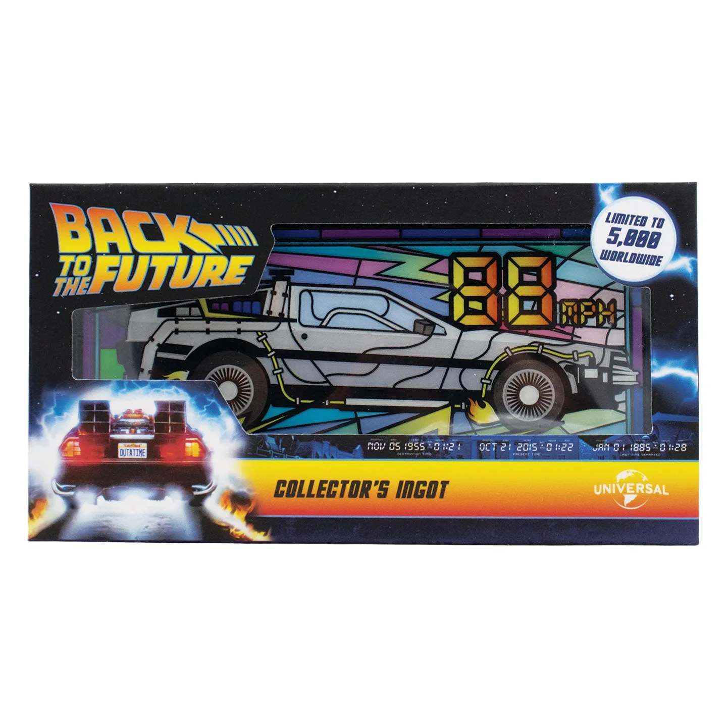 Fanattik Back to the Future DeLorean Ingot 55x130 mm 5000