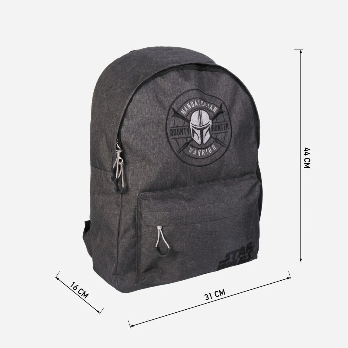 Cerdá Star Wars The Mandalorian Schulrucksack 31x44x16 bunt