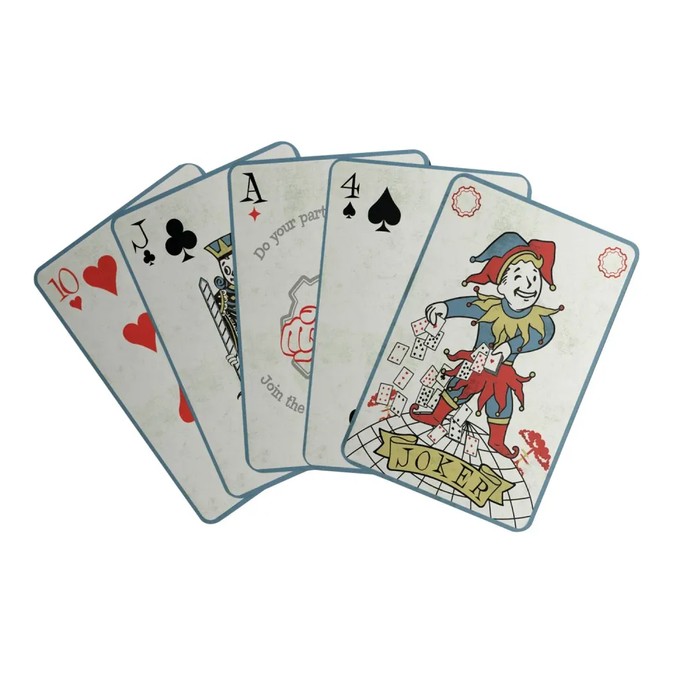 Fanattik Fallout Spielkarten Deck Vault Boy 52 Karten