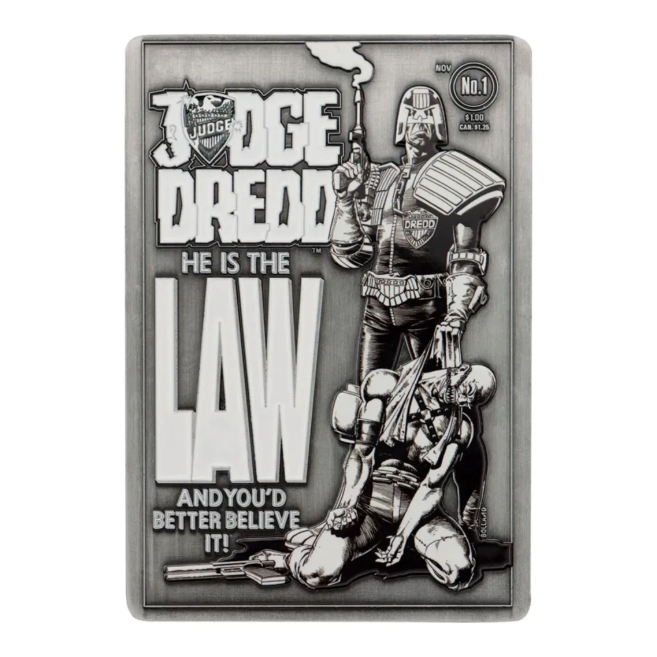 Fanattik 2000 AD Judge Dredd Comic Cover Barren limitiert