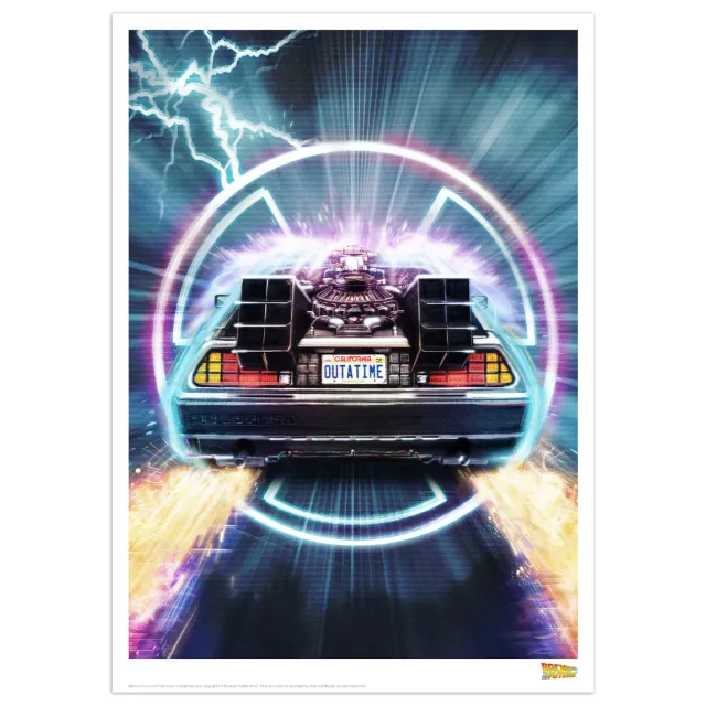 Fanattik Back to the Future Art Print A3 limitiert nummeriert