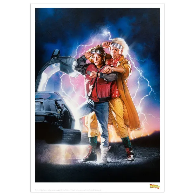 Fanattik Back to the Future Limited Edition Art Print A3 995 limitiert