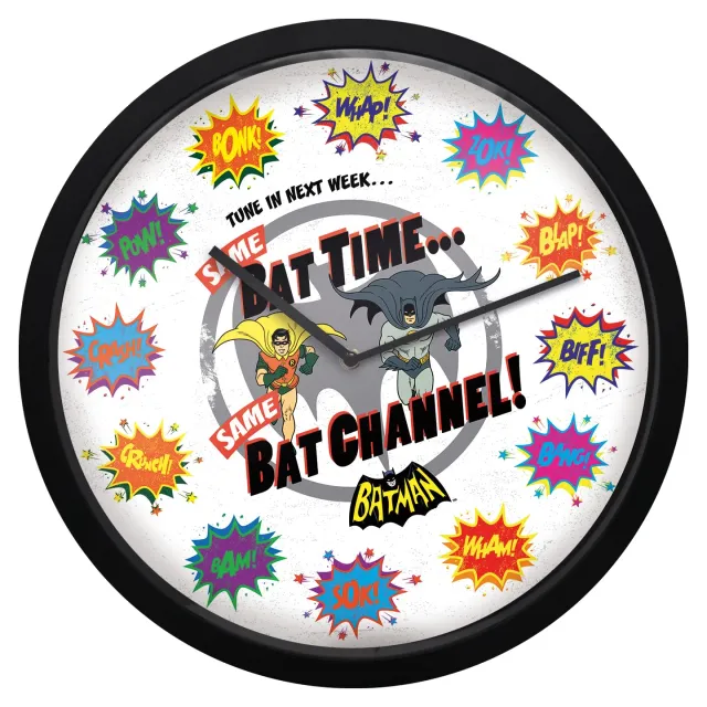 Fanattik DC Batman BAT TIME Wanduhr 30,5 cm Glas