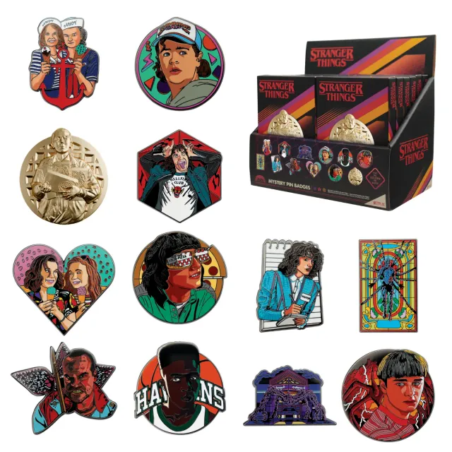 Fanattik Stranger Things Mystery Pin Blindbox 12er CDU
