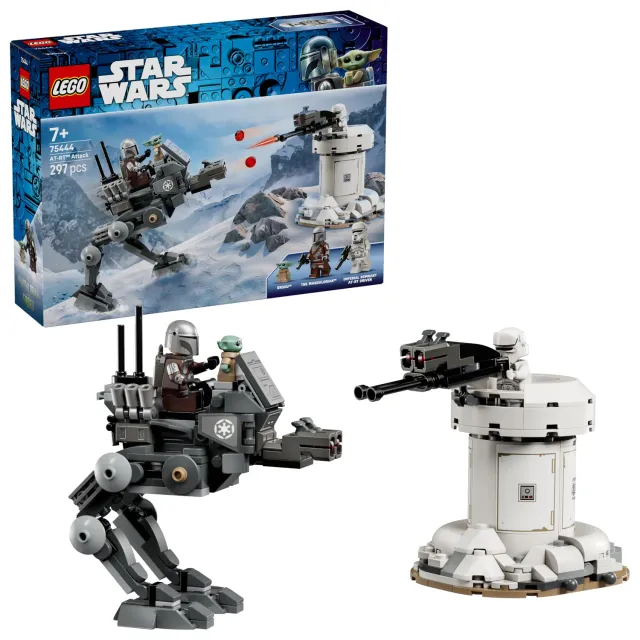 LEGO Star Wars Angriff des AT-RT 75444 Bauset mit 3 Figuren