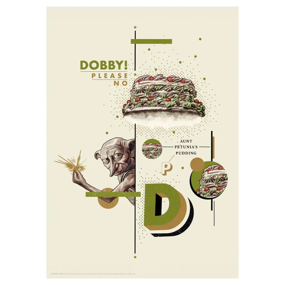 Fanattik Harry Potter Dobby Kunstdruck A3 limitiert 995