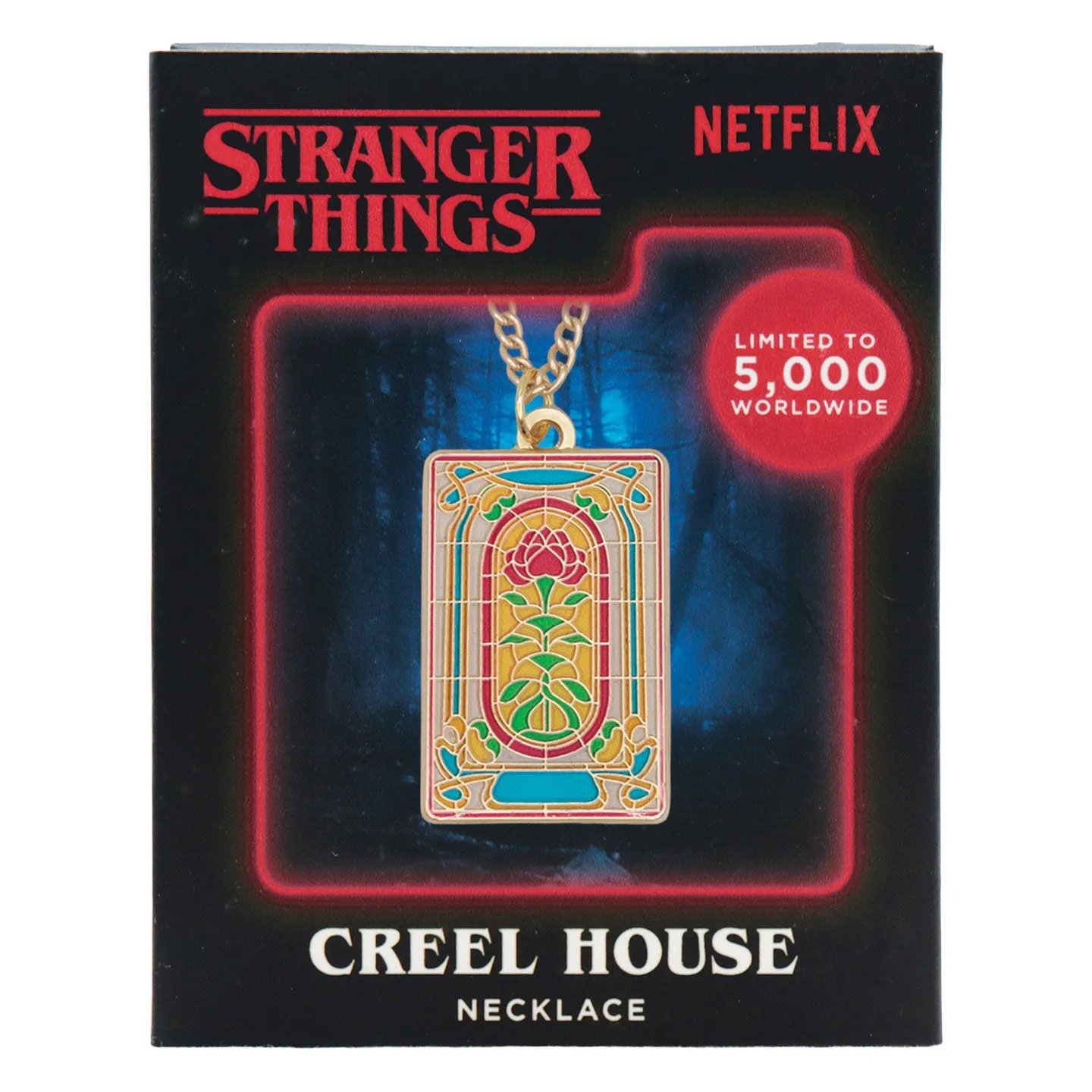 Fanattik Stranger Things Limited Edition Creel House Window Halskette