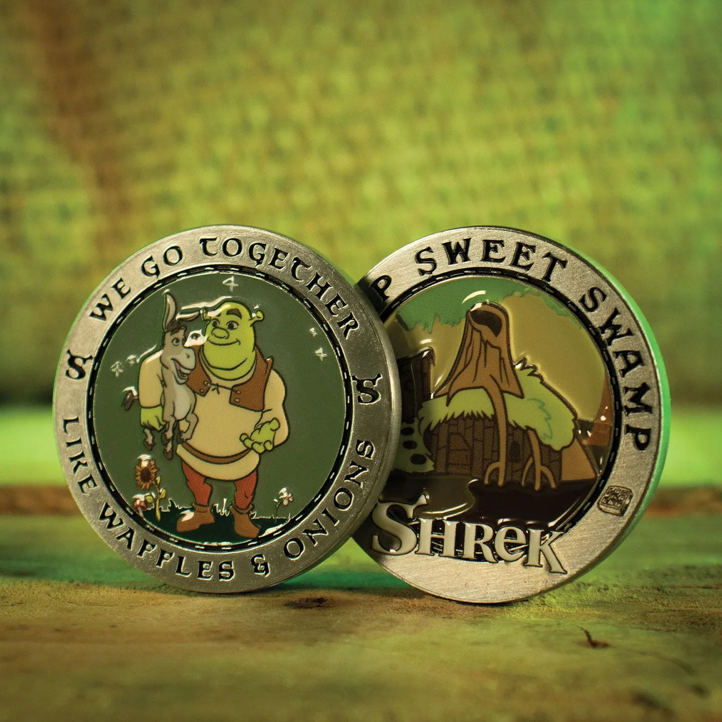 Fanattik Shrek Swamp Sweet Swamp Münze 38mm limitiert