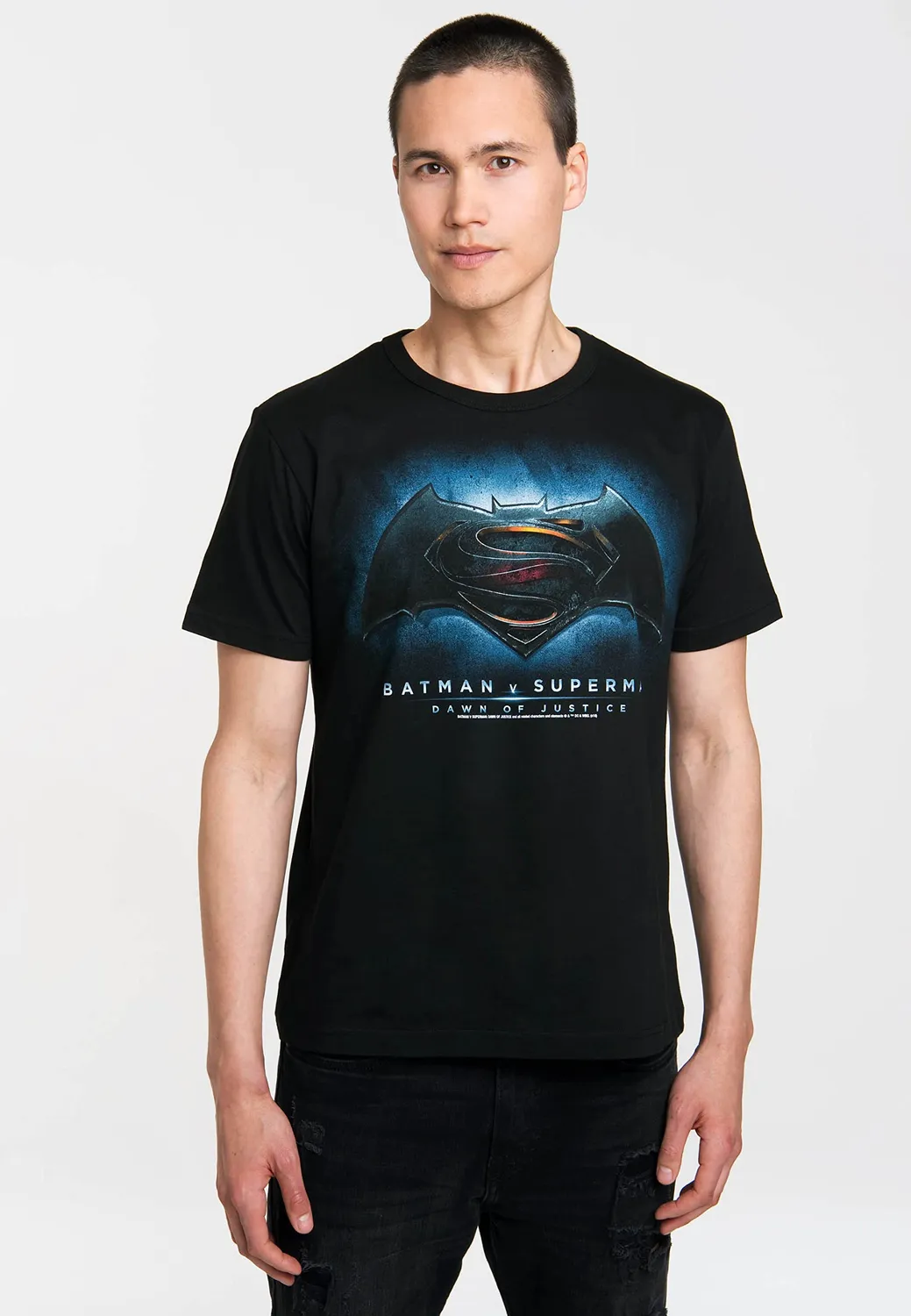 LOGOSHIRT Batman v Superman T-Shirt lizenziert